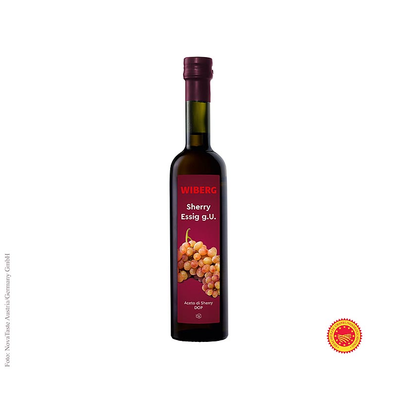 Wiberg Sherry-Essig Reserva, aus Pedro Ximénez Trauben, 7% Säure, 500 ml