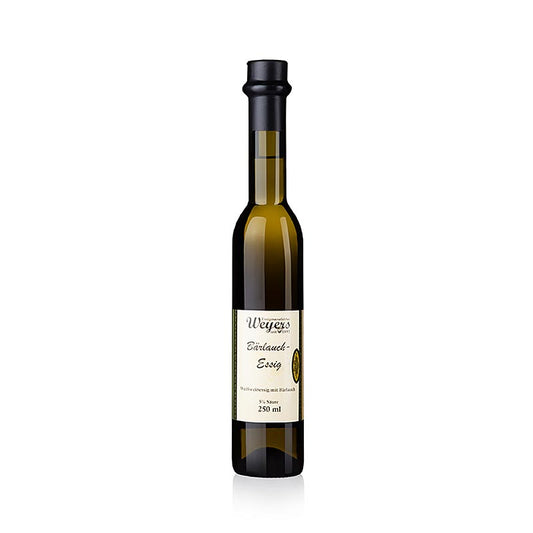 Aceto di aglio selvatico Weyers, aceto di vino bianco con aglio selvatico fresco, acidità 5%, 250 ml
