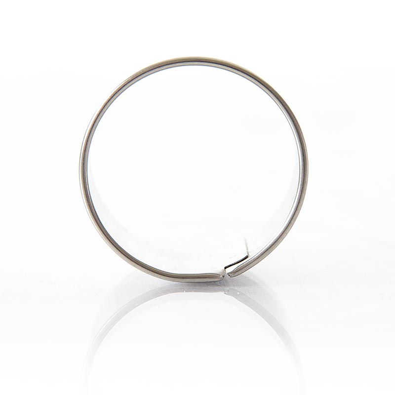 Edelstahlring - Ausstecher, glatt, ø 4cm, 2,5cm hoch, 0,3mm stark, 1 St | Non Food / Hardware / Grillzubehör | thungourmet