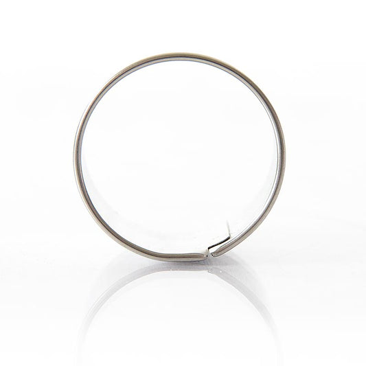Anello in acciaio inossidabile - Tagliabiscotti, liscio, ø 4, 2,5di altezza, 0,3di spessore, 1 pezzi | Non alimentari / Ferramenta / Accessori per barbecue | thungourmet