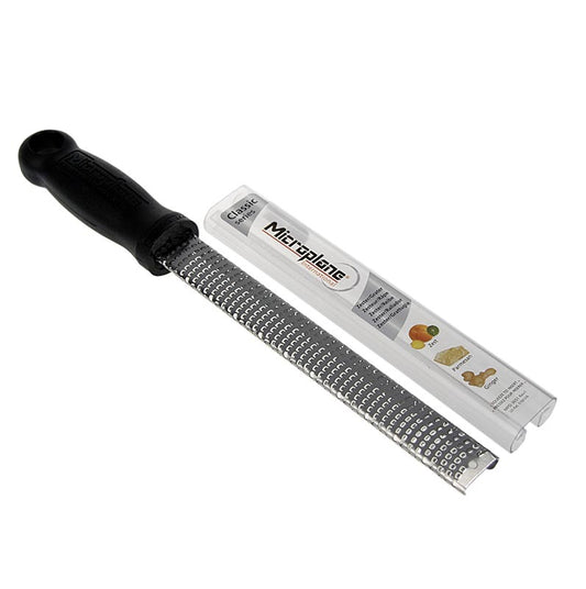 Microplane - Premium Classic - Stab, Zesten Reibe, Griff schwarz/soft-touch, 1 St