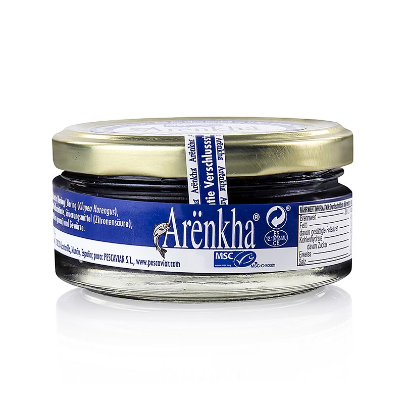 Arënkha "Kaviar" (ehem. Avruga/Harenga), aus geräuchertem Hering, 120 g