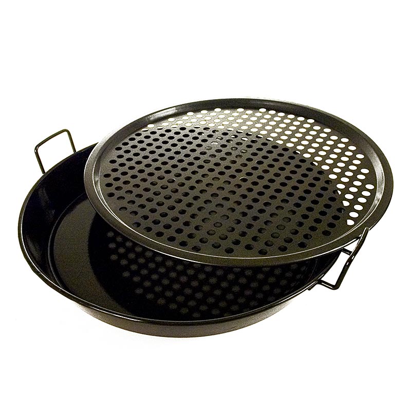 Outdoorchef-Zubehör- Gourmet-Set: Universalpfanne & Pizzablech, ab ø 48cm Grills, 2 tlg.