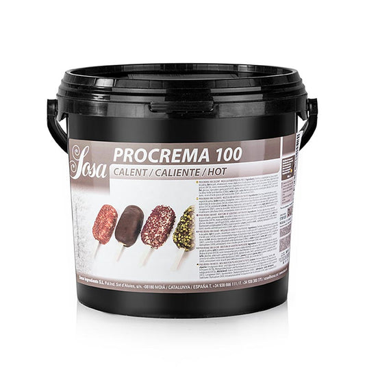 Sosa - Pro Crema 100 chaud, stabilisant pour crème glacée, 3 kg