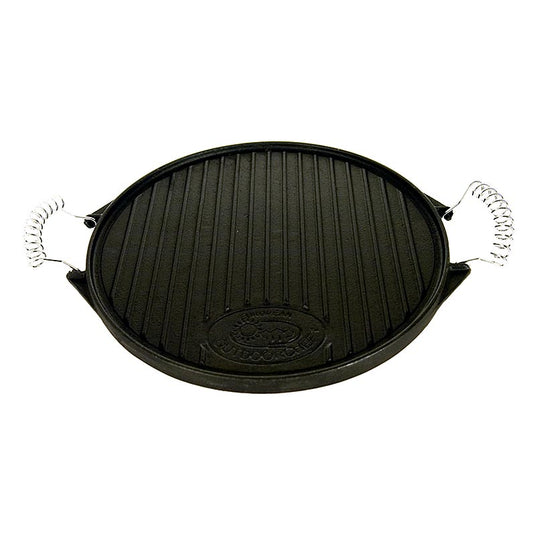 Accessori Outdoorchef - Piastra in ghisa S, per City 420, 2 manici, ø 33 cm, 1 pz.