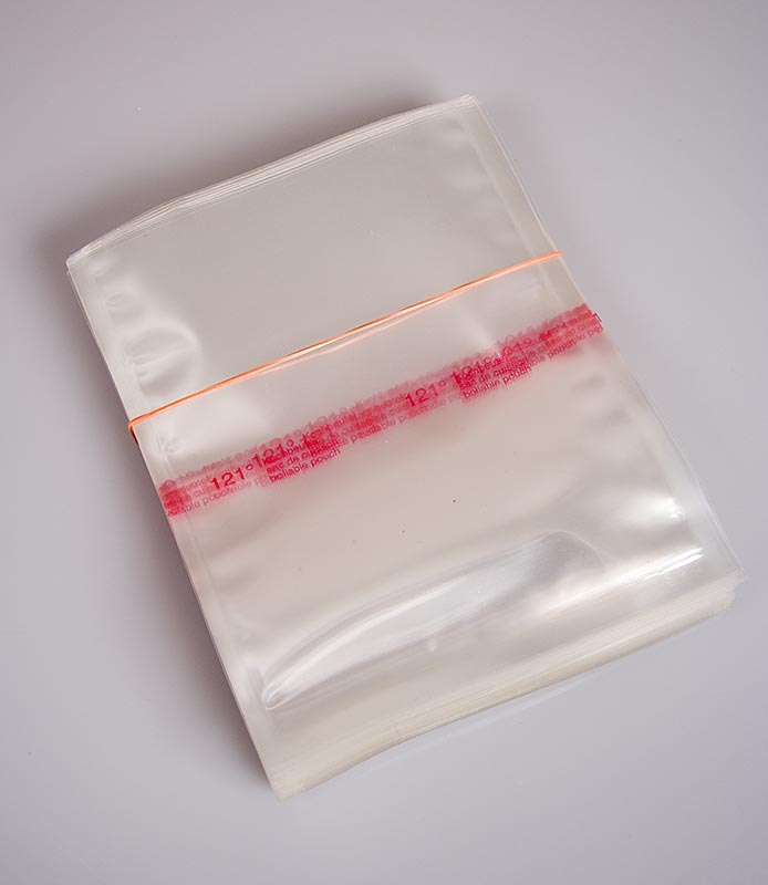 Sachet sous vide, résistant à la cuisson jusqu'à 121 °C, 160 x 200 mm, lisse, pour la cuisson sous vide, 100 pièces