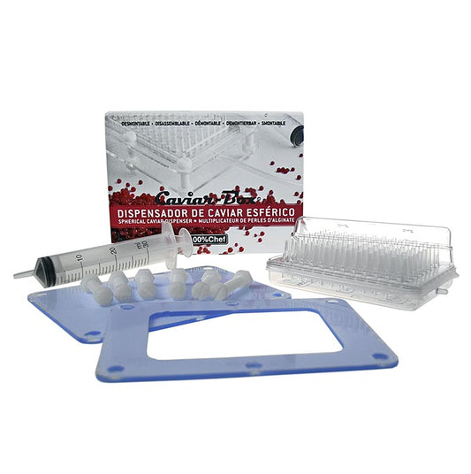 Caviar Maker - Kit avec seringue, tuyau, boîte de 96 buses, plateau & instructions, 1 pc