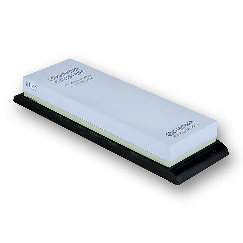 Chroma ST - 1/6 Schleifstein, Körnung 1000/6500, mit Halterung, 182x61x25mm, 1 St | Messer & Messer - Zubehör | thungourmet