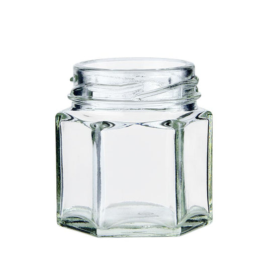 WECK - Glas, sechseckig, 47 ml, ø 43mm Mündung, ohne Deckel, 1 St