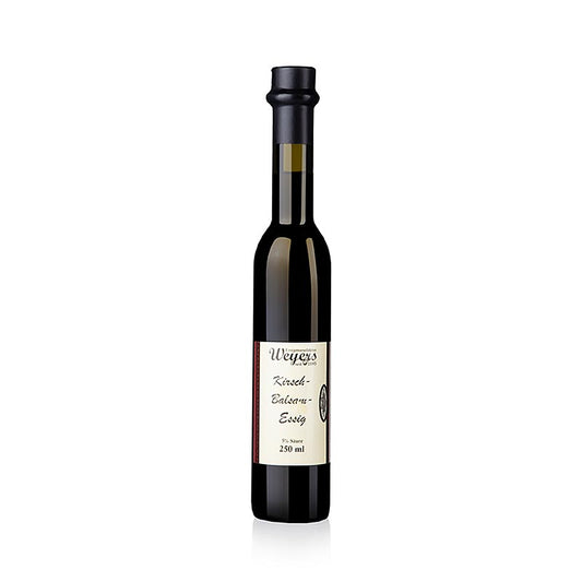 Aceto balsamico di ciliegie Weyers, acidità 5%, 250 ml