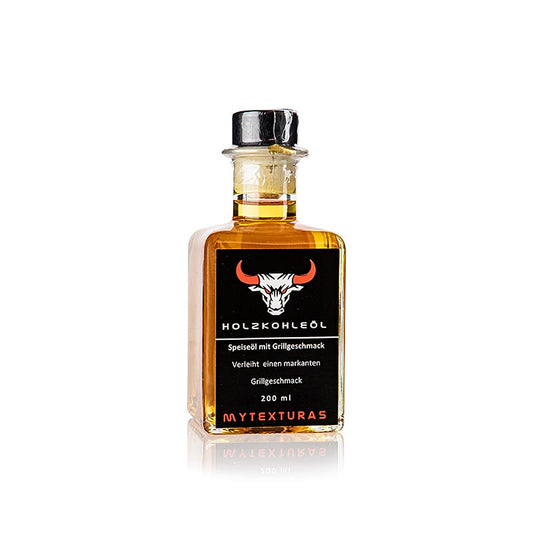 Olio al carbone - olio da cucina con fumo, 200 ml
