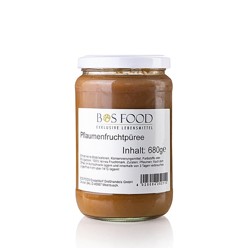 Purée/marque de fabrique - prune, finement passée, 680 g