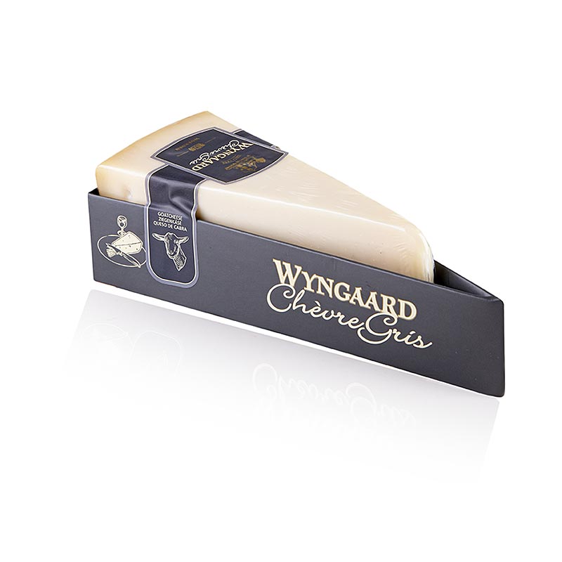 Formaggio di capra Wyngaard Chevre Gris, 10-12 mesi, per la ghigliottina, 240 g
