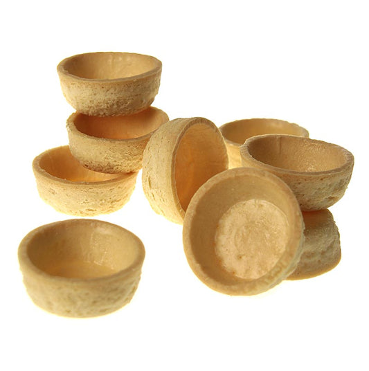 HUG - Tartelettes dessert - Classiques, rondes, ø 5 cm, pâte brisée, végétalien, 1,785 kg, 184 pièces