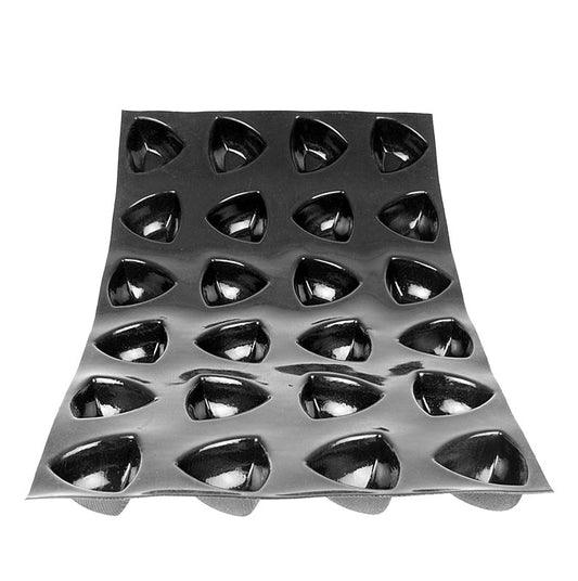 Demarle - Flexipan Matte 60x40cm, 24 Saphirformen, 70x70mm, 35mm tief, 75ml, No. 1124, 1 St