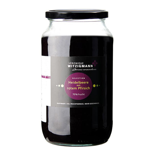 Véronique Witzigmann - Myrtilles et pêches rouges - Confiture, 1 kg