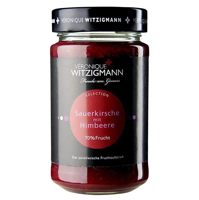 Veronique Witzigmann - Amarene e lamponi - Crema spalmabile alla frutta, 225 g