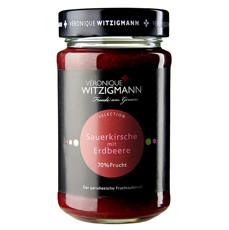 Veronique Witzigmann - Sauerkirsche mit Erdbeere - Fruchtaufstrich, 225 g