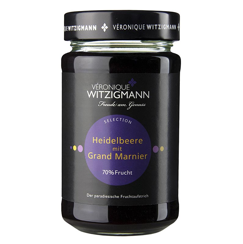 Veronique Witzigmann - Heidelbeere mit Grand Marnier - Fruchtaufstrich, 225 g