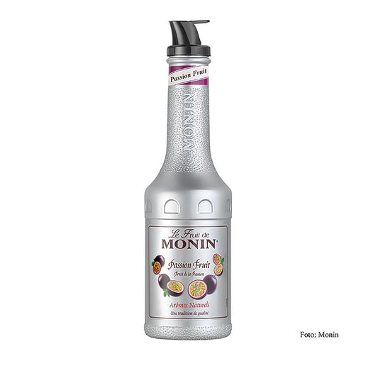 Monin - Mélange de purée de fruits - Fruit de la passion, sucré, avec bec verseur, 1 l