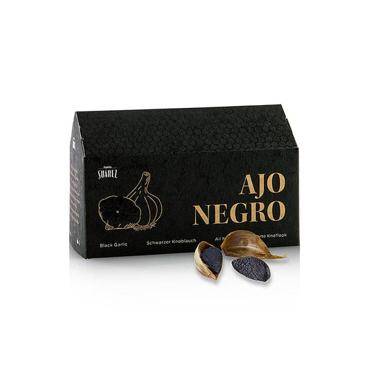 Ail noir, fermenté avec la peau, 2 têtes, 50 g