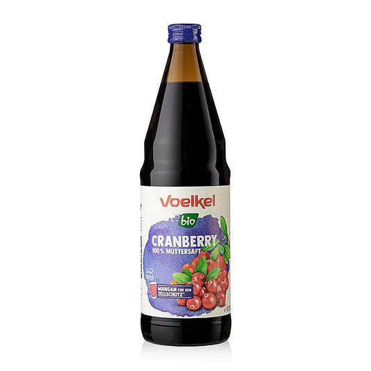 Voelkel - Cranberrysaft, 100% Direktsaft, BIO, 750 ml
