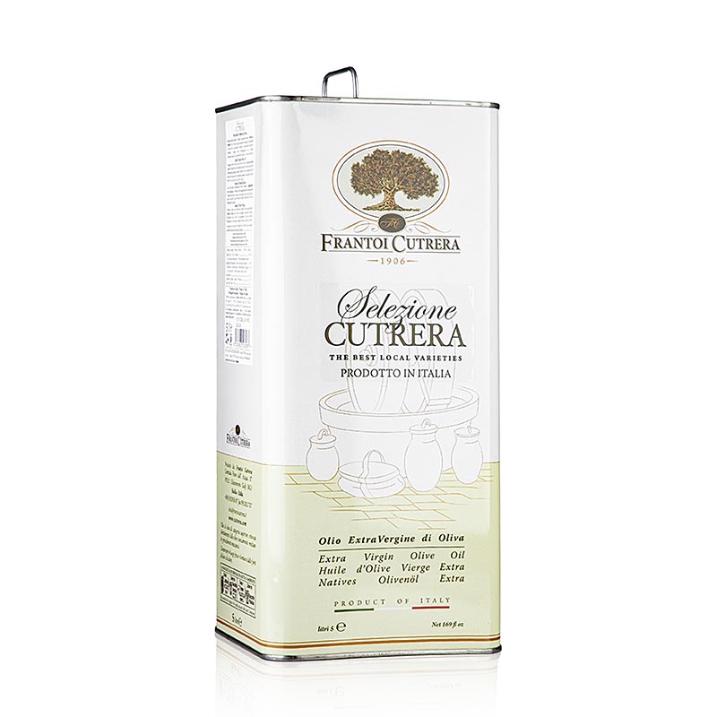 Huile d'olive , Frantoi Cutrera « Selezione Cutrera », intense, 5 l