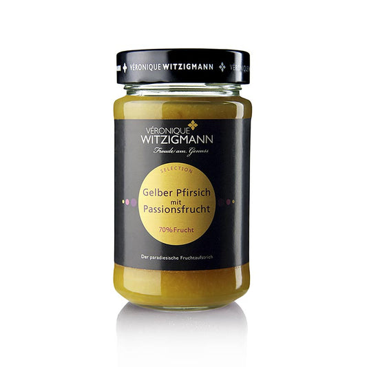 Veronique Witzigmann - Gelber Pfirsich mit Passionsfrucht - Fruchtaufstrich, 225 g