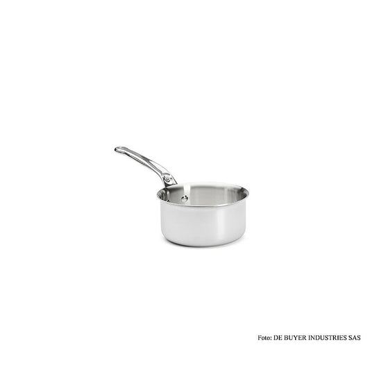 deBUYER "Affinity" Casseruola a induzione, acciaio inossidabile, ø 14 cm, altezza 7,5 cm, 1 pz.