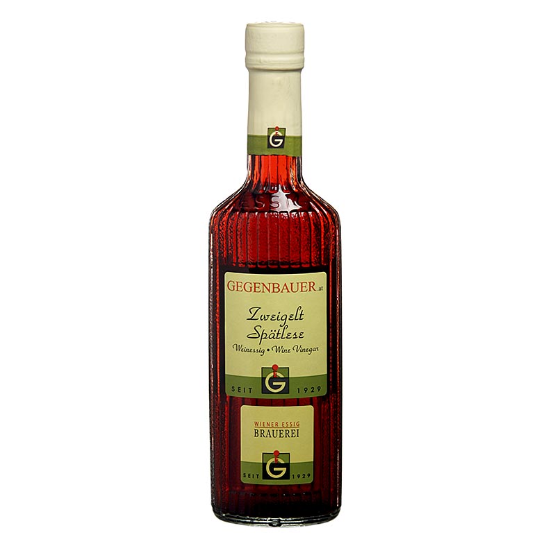 Gegenbauer - Aceto di vino Zweigelt vendemmia tardiva, 6% di acidità, 250 ml