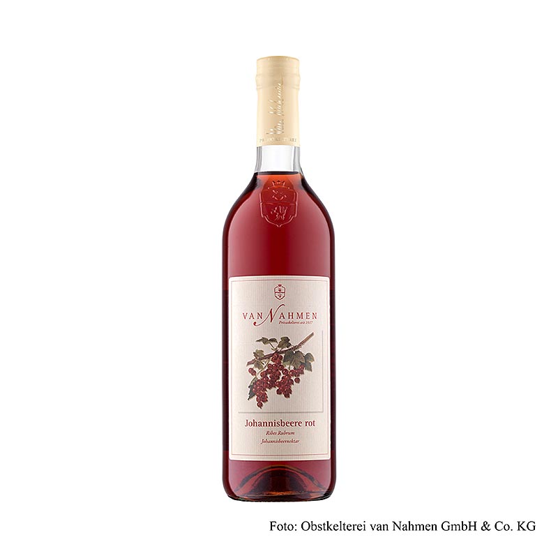 Van Nahmen - Nectar de groseille rouge, 35% pur jus, 750 ml