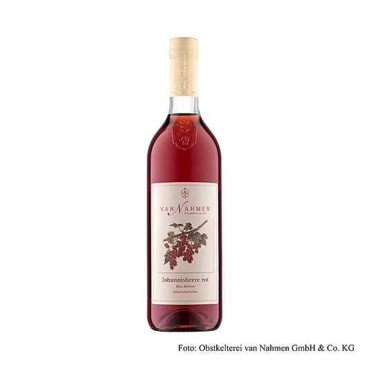 Van Nahmen - Roter Johannisbeerennektar, 35% Direktsaft, 750 ml