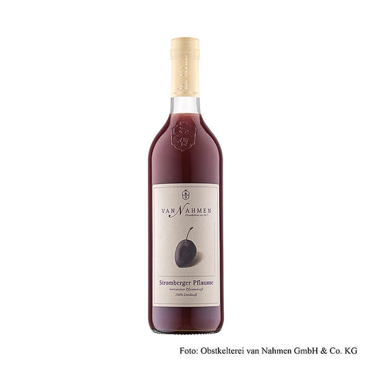 van Nahmen - Stromberger Pflaume (Zwetschkensaft), 100% Direktsaft, 750 ml