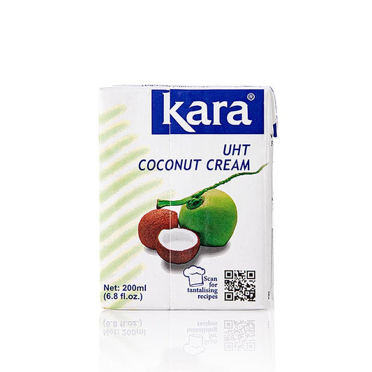 Crème de coco, 24 % Lipides, Kara, 200 ml