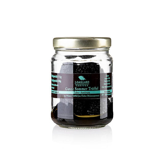 Truffes d'été, truffes entières, dans le jus de truffes d'hiver, Gaillard, 115 g