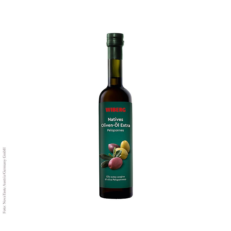 Wiberg Natives Olivenöl Extra, kaltgepresst, Peleponnes, 500 ml