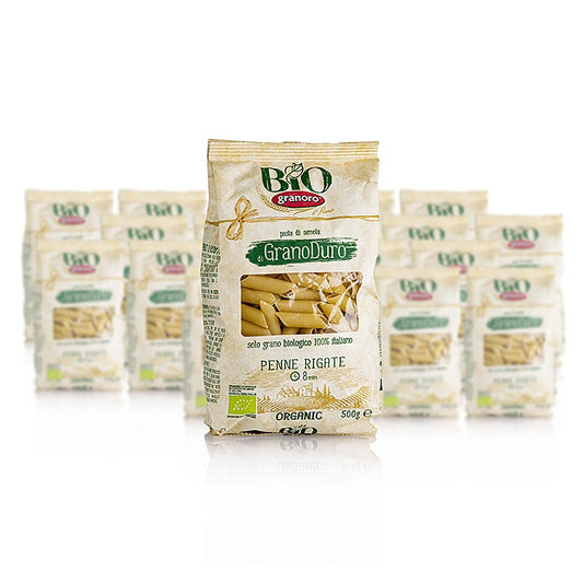 Pâtes Granoro, Pennee Rigati No. 43, BIO, 10 kg, 20 x 500g
