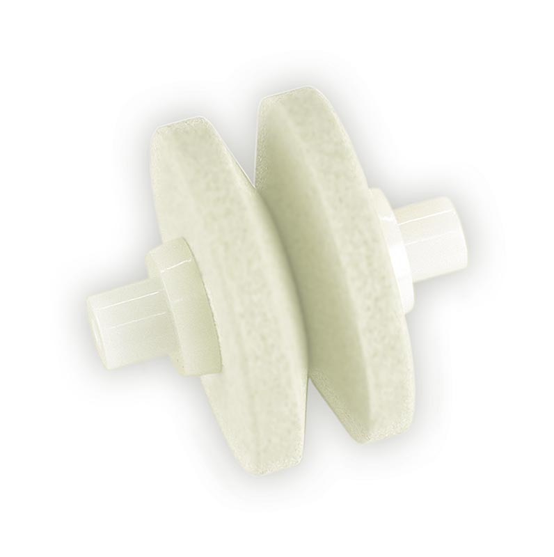Rullo di ricambio in ceramica 557, per Mino Sharp 550/BR, bianco, fine, 1 pz.
