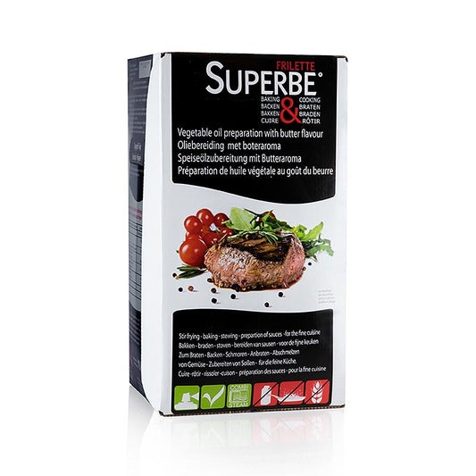 Frilette Superbe - Huile végétale aromatisée au beurre, pour cuire et rôtir, 10 l