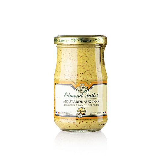 Fallot - Senf, fein, mit Walnüssen, 190 ml