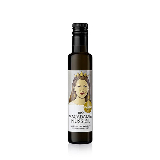 Olio di noci di macadamia, spremuto a freddo, Fandler, BIO, 250 ml