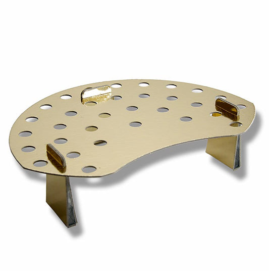 Mini-support à cornets, carton dur/feuille d'or, pour 32 cornets, 1 pc