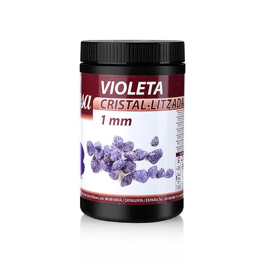 Sosa Pezzetti di fiori di violetta cristallizzati, viola, pezzetti da 1 mm, 500 g