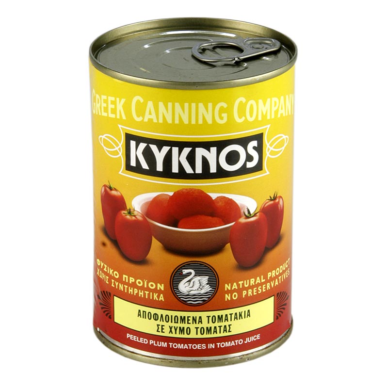 Pomodori pelati, interi, Kyknos, Grecia, 400 g