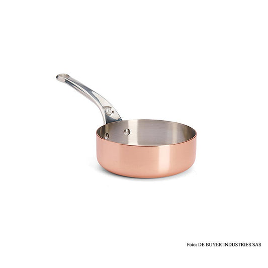 deBUYER "Prima Matera" Sauteuse a induzione, dritto, rame-acciaio inossidabile, ø 16 cm, 1 pz