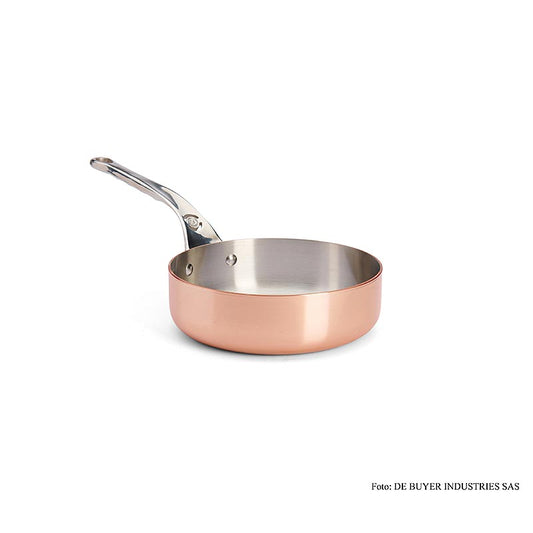 deBUYER "Prima Matera" Sauteuse a induzione, dritto, rame-acciaio inossidabile, ø 20 cm, 1 pz.