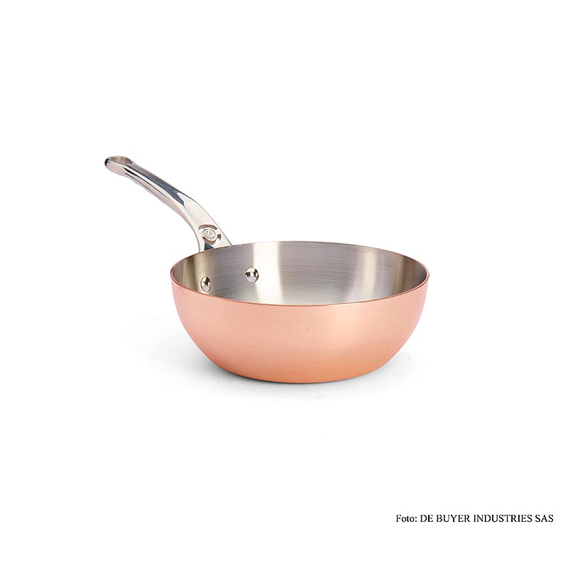 deBUYER "Prima Matera" Sauteuse à induction, conique, cuivre-acier inoxydable, ø 20cm, 1 pce