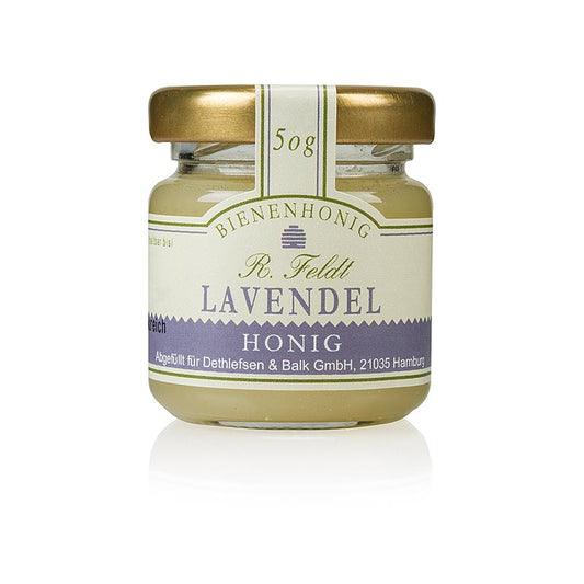 Lavendel-Honig, weiß, cremig, vollblumig, Portionsglas, 50 g