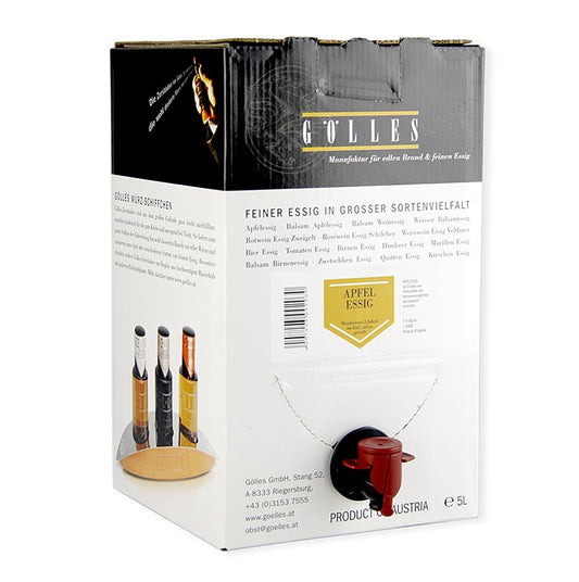 Aceto di mele Gölles Klassik, 5% di acidità, 5 l