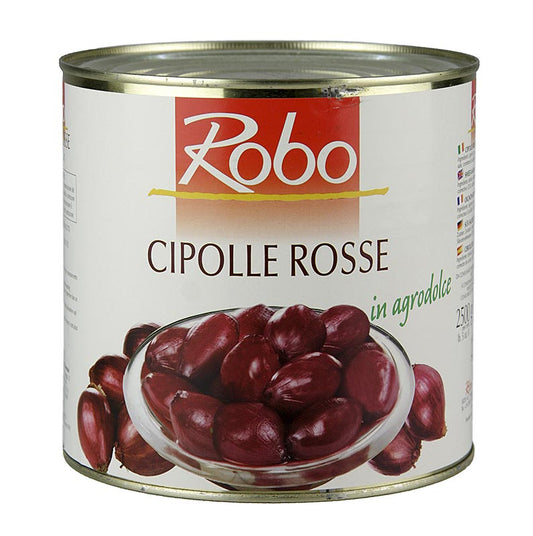 Oignons de Tropea, aigre-doux conservés au vinaigre de vin rouge, 2,5 kg